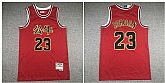 Bulls 23 Michael Jordan Red Hardwood Classics 2019 Chinese New Year Swingman Jersey,baseball caps,new era cap wholesale,wholesale hats